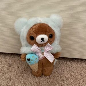 Rilakkuma Koguma mint ice cream plush RARE